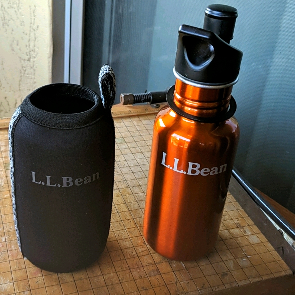 NWOT LL Bean Water Bottle with Cover